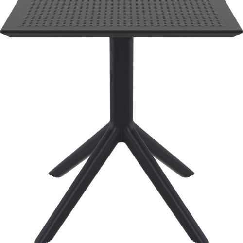 SKY BLACK 70X70X74εκ. ΤΡΑΠΕΖΙ ΠΟΛ/ΝΙΟΥ
