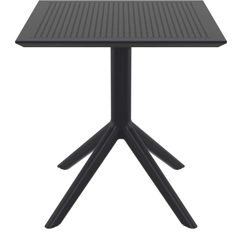 SKY BLACK 70X70X74εκ. ΤΡΑΠΕΖΙ ΠΟΛ/ΝΙΟΥ