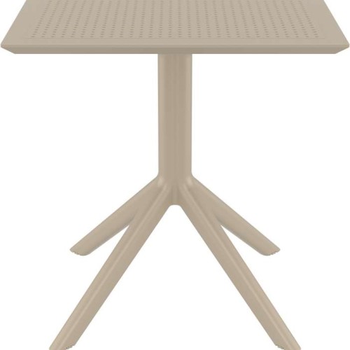 SKY TAUPE 70X70X74εκ. ΤΡΑΠΕΖΙ ΠΟΛ/ΝΙΟΥ