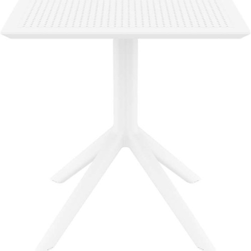 SKY WHITE 70X70X74εκ. ΤΡΑΠΕΖΙ ΠΟΛ/ΝΙΟΥ
