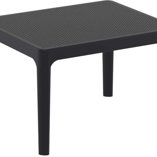 SKY BLACK 50Χ60Χ40εκ. ΤΡΑΠΕΖΙ ΠΟΛ/ΝΙΟΥ