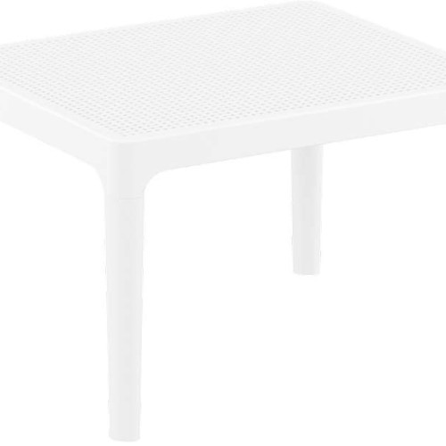SKY WHITE 50Χ60Χ40εκ. ΤΡΑΠΕΖΙ ΠΟΛ/ΝΙΟΥ