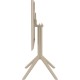 SKY TAUPE 60Χ60X74εκ. ΤΡΑΠΕΖΙ ΠΤΥΣ/ΝΟ ΠΟΛ/ΝΙΟΥ