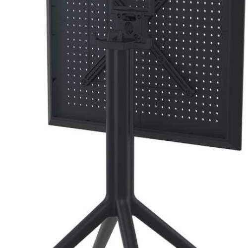 SKY BLACK 60Χ60X74εκ. ΤΡΑΠΕΖΙ ΠΤΥΣ/ΝΟ ΠΟΛ/ΝΙΟΥ