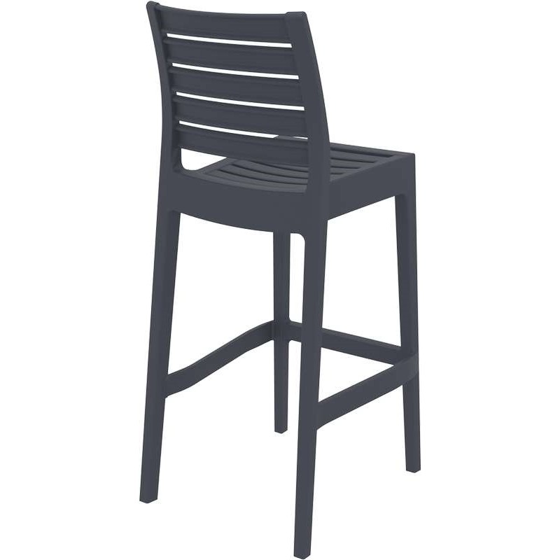 ARES ΣΚΑΜΠΟ ΜΠΑΡ75εκ. DARK GREY ΠΟΛ/ΝΙΟΥ ARES ΣΚΑΜΠΟ ΜΠΑΡ75εκ. DARK GREY ΠΟΛ/ΝΙΟΥ