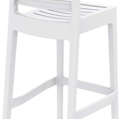 ARES ΣΚΑΜΠΟ ΜΠΑΡ75εκ. WHITE ΠΟΛ/ΝΙΟΥ