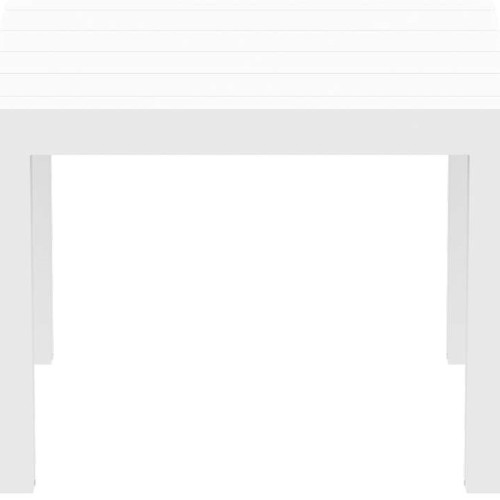 VEGAS WHITE 100X100/140Χ75εκ. ΕΠΕΚΤ.ΤΡΑΠΕΖΙ ΠΟΛ/ΝΙΟΥ