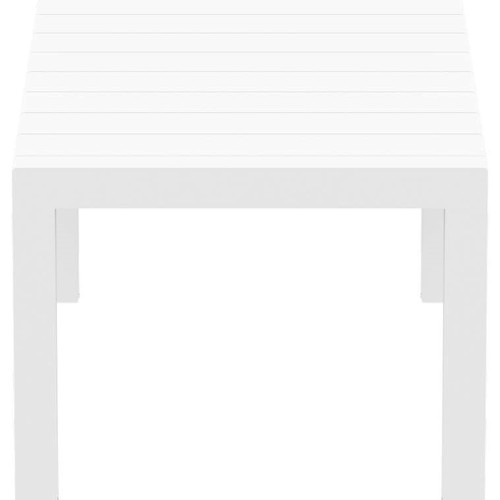 VEGAS WHITE 100X180/220Χ75εκ. ΕΠΕΚΤ.ΤΡΑΠΕΖΙ ΠΟΛ/ΝΙΟΥ