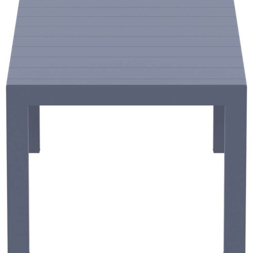 VEGAS DARK GREY 100X180/220Χ75εκ. ΕΠΕΚΤ.ΤΡΑΠΕΖΙ ΠΟΛ/ΝΙΟΥ