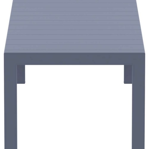 VEGAS DARK GREY 100X260/300Χ75εκ. ΕΠΕΚΤ.ΤΡΑΠΕΖΙ ΠΟΛ/ΝΙΟΥ