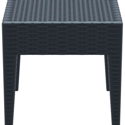 MIAMI DARK GREY ΤΡΑΠΕΖΙ 45Χ45Χ45εκ. ΠΟΛ/ΝΙΟΥ