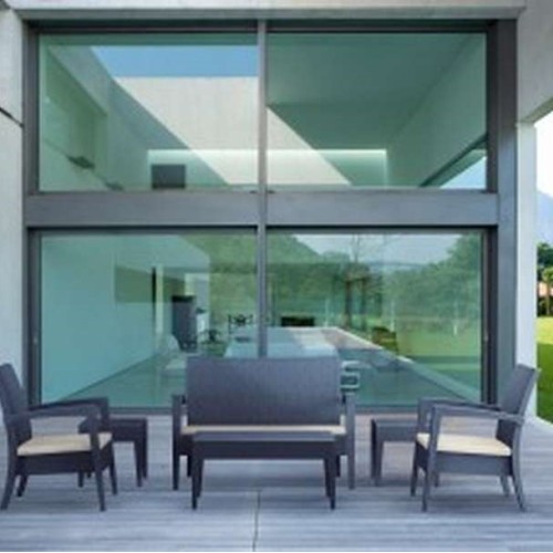 MIAMI ΣΕΤ DARK GREY(2ΠΟ+1ΚΑ+ΤΡΑΠ92Χ53+ΜΑ ΠΟΛ/ΝΙΟΥ