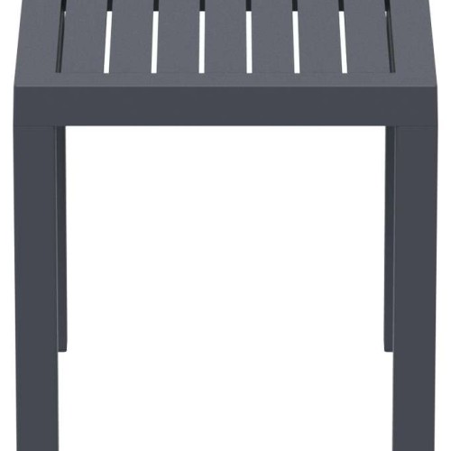 OCEAN DARK GREY ΤΡΑΠΕΖΙ 45Χ45Χ45εκ. ΠΟΛ/ΝΙΟΥ