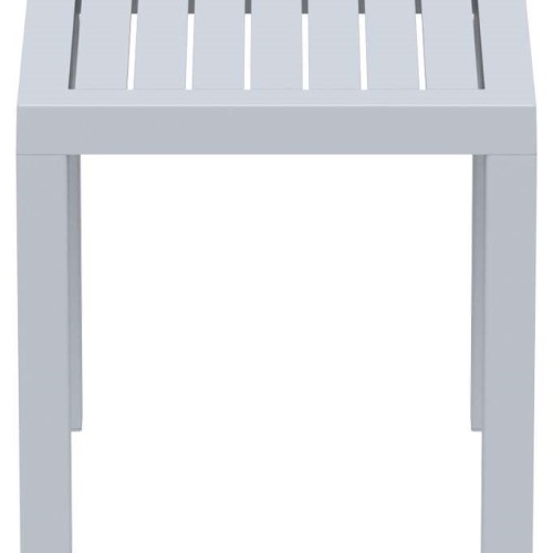 OCEAN SILVER GREY ΤΡΑΠΕΖΙ 45Χ45Χ45εκ. ΠΟΛ/ΝΙΟΥ