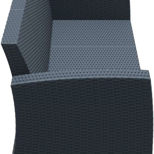 MONACO DARK GREY 3ΘΕΣΙΟΣ ΚΑΝΑΠΕΣ ΠΟΛ/ΝΙΟΥ