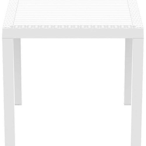 ORLANDO 80Χ80Χ75εκ. WHITE ΤΡΑΠΕΖΙ ΠΟΛ/ΝΙΟΥ