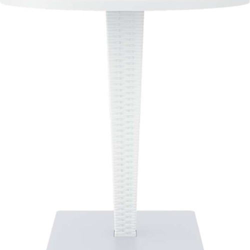RIVA ΤΡΑΠΕΖΙ Φ70Χ74εκ. WHITE/BEPZAΛIT ΠΟΛ/ΝΙΟΥ
