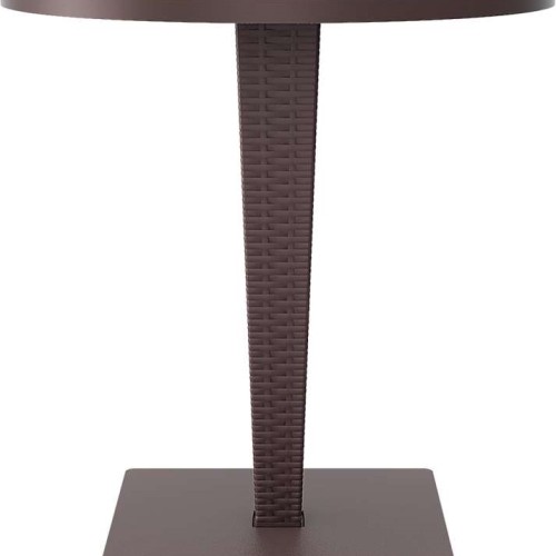 RIVA ΤΡΑΠΕΖΙ Φ70Χ74εκ. BROWN/BEPZAΛIT ΠΟΛ/ΝΙΟΥ