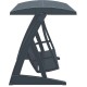 HAWAII ΚΟΥΝΙΑ DARK GREY ΜΕ ΜΑΞΙΛΑΡΙΑ ΠΟΛ/ΝΙΟΥ