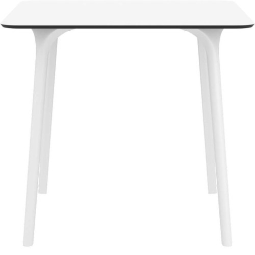 MAYA 80Χ80Χ75εκ. WHITE ΤΡΑΠΕΖΙ HPL LAMINATE