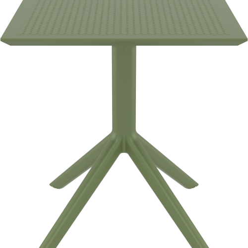 SKY OLIVE GREEN 70X70X74εκ. ΤΡΑΠΕΖΙ ΠΟΛ/ΝΙΟΥ