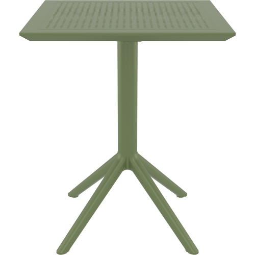 SKY OLIVE GREEN 60Χ60X74εκ. ΤΡΑΠΕΖΙ ΠΤΥΣ/ΝΟ ΠΟΛ/ΝΙΟΥ