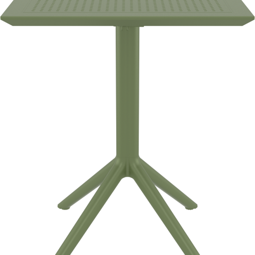 SKY OLIVE GREEN 60Χ60X74εκ. ΤΡΑΠΕΖΙ ΠΤΥΣ/ΝΟ ΠΟΛ/ΝΙΟΥ
