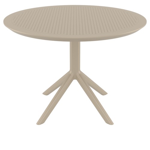 SKY TAUPE Φ105X74εκ. ΤΡΑΠΕΖΙ ΠΟΛ/ΝΙΟΥ