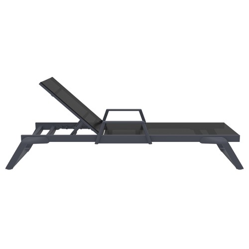 TROPIC ΞΑΠΛΩΣΤΡΑ ΜΕ ΜΠΡΑΤΣΑ DARK GREY/BLACK ΑΛΟΥΜ-ΠΟΛ/ΝΙΟΥ