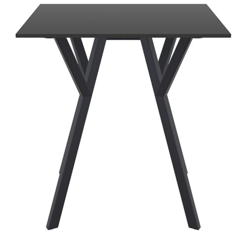 MAX ΤΡΑΠΕΖΙ 70Χ70Χ74εκ. BLACK LAMINATE 12mm