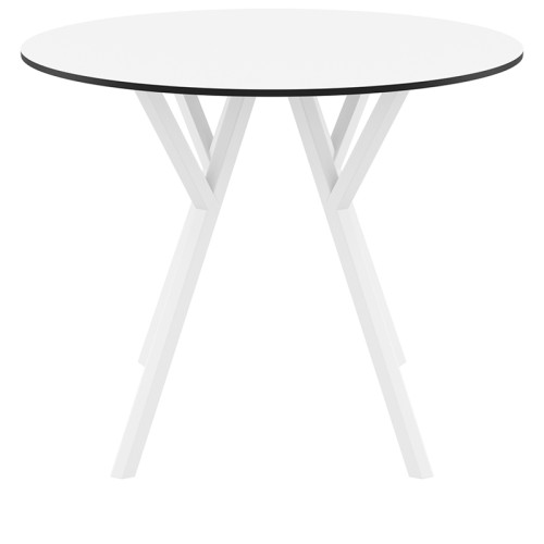 MAX ΤΡΑΠΕΖΙ Φ90Χ74εκ. WHITE LAMINATE 12mm