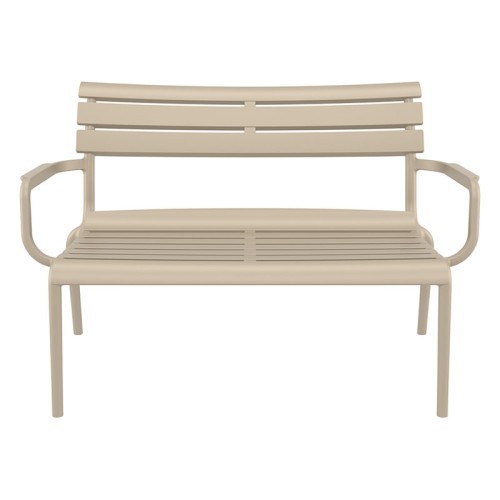 PARIS ΚΑΝΑΠΕΣ TAUPE 116X70X75εκ. ΠΟΛ/ΝΙΟΥ