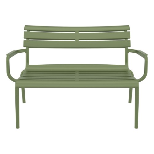 PARIS ΚΑΝΑΠΕΣ OLIVE GREEN 116X70X75εκ. ΠΟΛ/ΝΙΟΥ