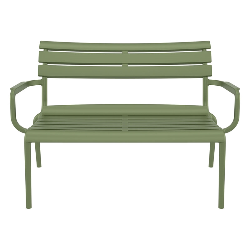 PARIS ΚΑΝΑΠΕΣ OLIVE GREEN 116X70X75εκ. ΠΟΛ/ΝΙΟΥ