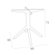 SKY DARK GREY ΒΑΣΗ 80X80X73εκ. ΠΟΛ/ΝΙΟΥ SKY DARK GREY ΒΑΣΗ 80X80X73εκ. ΠΟΛ/ΝΙΟΥ