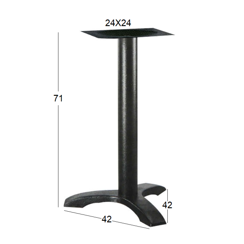 ASTOR 3ΝΥΧΗ 42Χ42Χ71εκ. ΒΑΣΗ ΜΑΝΤΕΜΙ ΜΕ ΡΕΓ/ΡΟΥΣ