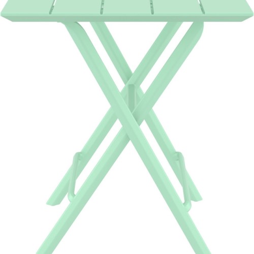HELEN OPALINE GREEN 60Χ60X74εκ. ΤΡΑΠΕΖΙ ΠΤΥΣ/ΝΟ ΠΟΛ/ΝΙΟΥ