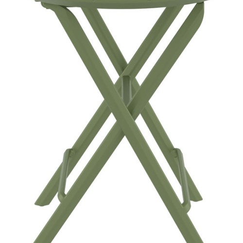 HELEN OLIVE GREEN Φ60X74εκ. ΤΡΑΠΕΖΙ ΠΤΥΣ/ΝΟ ΠΟΛ/ΝΙΟΥ