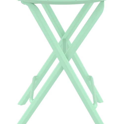 HELEN OPALINE GREEN Φ60X74εκ. ΤΡΑΠΕΖΙ ΠΤΥΣ/ΝΟ ΠΟΛ/ΝΙΟΥ