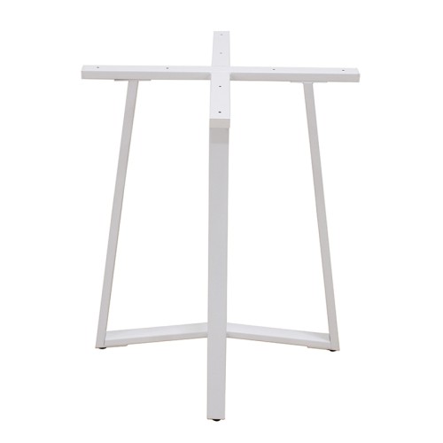 BISTRO 60X60X72εκ. WHITE ΒΑΣΗ ΜΕΤΑΛΛΙΚΗ ΜΕ ΡΕΓ/ΡΟΥΣ
