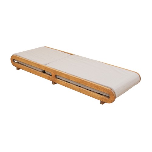 LOREN ΞΑΠΛΩΣΤΡΑ ΞΥΛ. 77X200X24εκ. ΚΑΡΥΔΙ ΜΕ ΣΤΡΩΜΑ