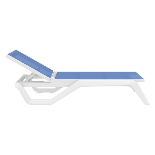 RIO PRO ΞΑΠΛΩΣΤΡΑ WHITE/BLUE ΠΟΛ/ΝΙΟΥ 190X70X33εκ.