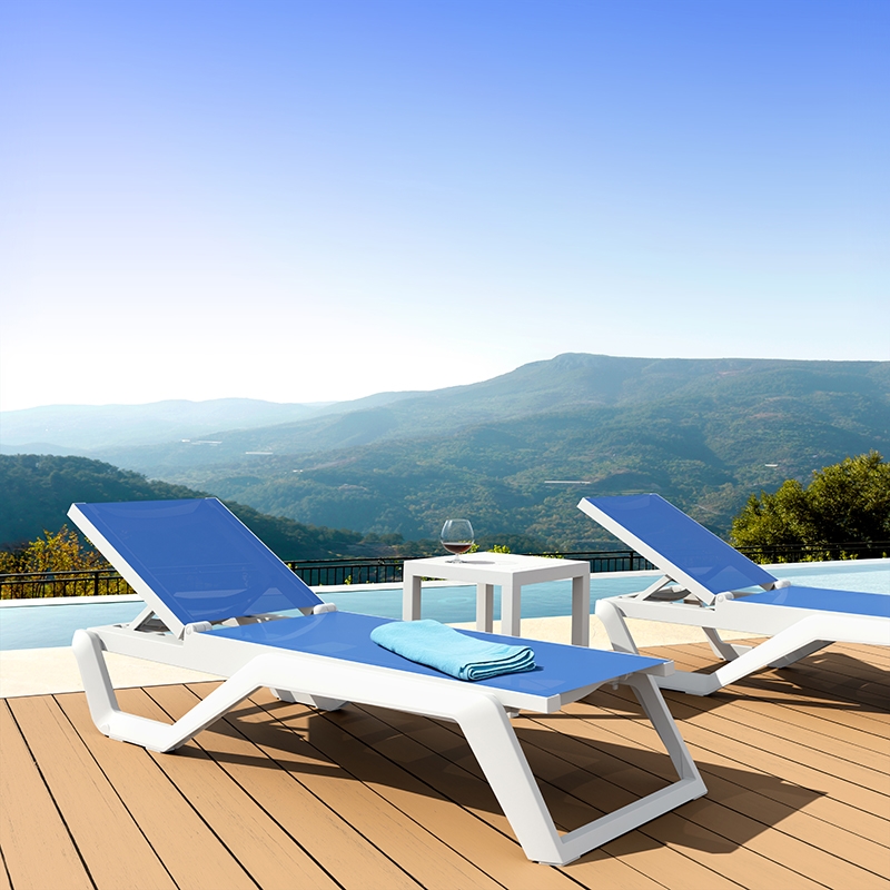 RIO PRO ΞΑΠΛΩΣΤΡΑ WHITE/BLUE ΠΟΛ/ΝΙΟΥ 190X70X33εκ. RIO PRO ΞΑΠΛΩΣΤΡΑ WHITE/BLUE ΠΟΛ/ΝΙΟΥ 190X70X33εκ.