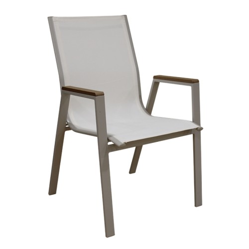SELBY CAPPUCCINO/WHITE TEXT ΜΕΤΑΛΛΙΚΗ ΠΟΛ/ΝΑ 56Χ64Χ90εκ.