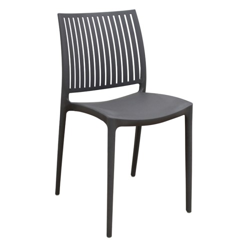 PAOLINA DARK GREY ΚΑΡΕΚΛΑ ΠΟΛ/ΝΙΟΥ 42Χ48Χ79εκ.
