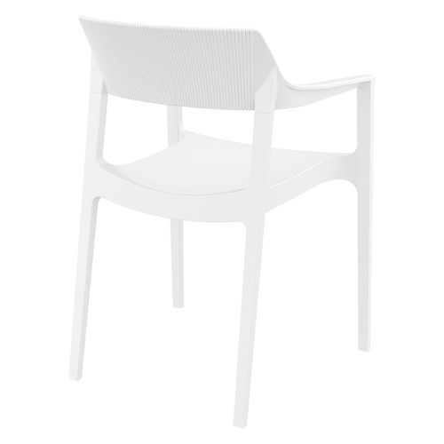 TULUM WHITE ΠΟΛΥΘΡΟΝΑ ΠΟΛ/ΝΙΟΥ 55X52X79εκ.