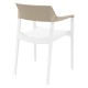 TULUM WHITE/TAUPE ΠΟΛΥΘΡΟΝΑ ΠΟΛ/ΝΙΟΥ 55X52X79εκ. TULUM WHITE/TAUPE ΠΟΛΥΘΡΟΝΑ ΠΟΛ/ΝΙΟΥ 55X52X79εκ.