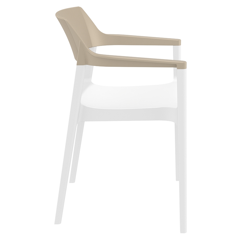 TULUM WHITE/TAUPE ΠΟΛΥΘΡΟΝΑ ΠΟΛ/ΝΙΟΥ 55X52X79εκ. TULUM WHITE/TAUPE ΠΟΛΥΘΡΟΝΑ ΠΟΛ/ΝΙΟΥ 55X52X79εκ.