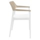 TULUM WHITE/TAUPE ΠΟΛΥΘΡΟΝΑ ΠΟΛ/ΝΙΟΥ 55X52X79εκ. TULUM WHITE/TAUPE ΠΟΛΥΘΡΟΝΑ ΠΟΛ/ΝΙΟΥ 55X52X79εκ.