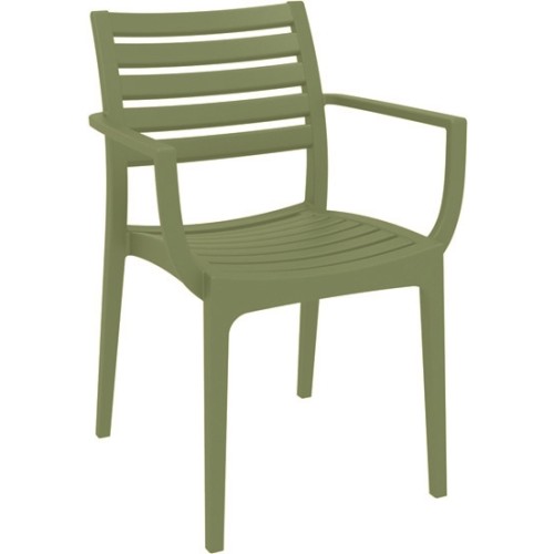 ARTEMIS OLIVE GREEN ΠΟΛΥΘΡΟΝΑ ΠΟΛ/ΝΙΟΥ 58X58X83.5εκ.